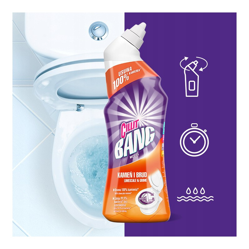 Cillit Bang Kamień i rdza WC  750ml